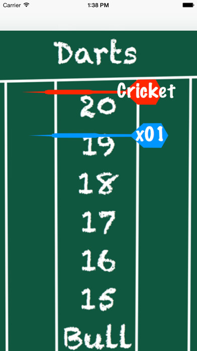 Emulate iPhone app Dart Scoring using MyAndroid