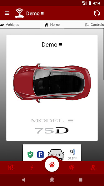 Run android online APK Dashboard for Tesla from MyAndroid or emulate Dashboard for Tesla using MyAndroid