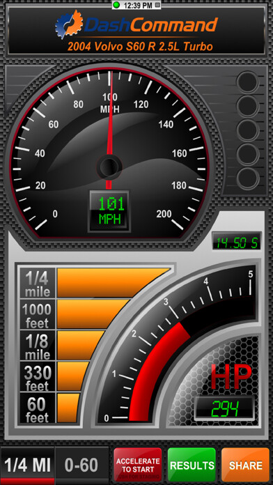 Emulate iPhone app DashCommand - OBD-II Gauges using MyAndroid Emulate iPhone app DashCommand - OBD-II Gauges using MyAndroid