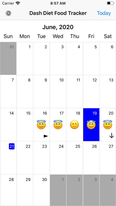 Emulate iPhone app DashDietTracker using MyAndroid