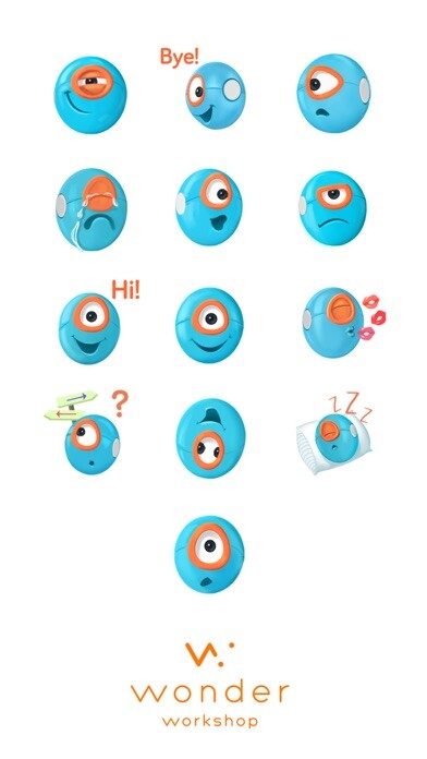 Emulate iPhone app Dash & Dot Robot Stickers using MyAndroid Emulate iPhone app Dash & Dot Robot Stickers using MyAndroid
