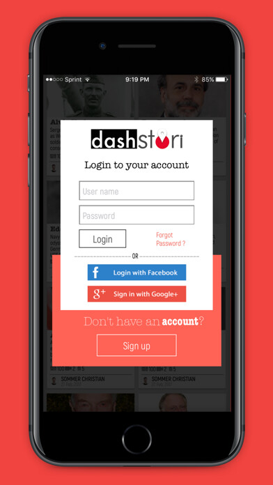 Emulate iPhone app DashStori using MyAndroid
