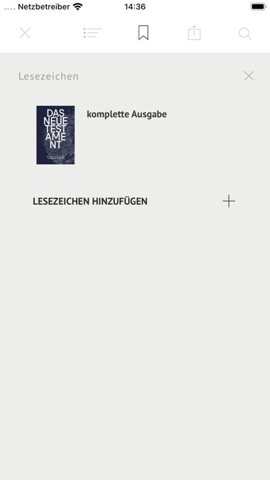 Emulate iPhone app Das Neue Testament using MyAndroid