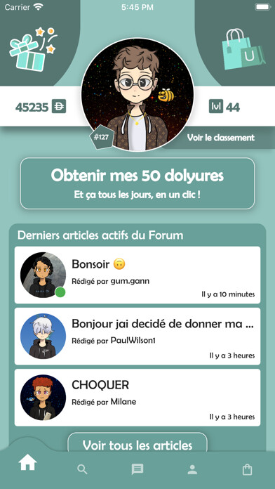 Emulate iPhone app Dasyure • Rencontre des amis using MyAndroid