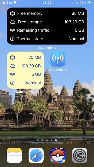 Emulate iPhone app Data Activity Widget using MyAndroid Emulate iPhone app Data Activity Widget using MyAndroid