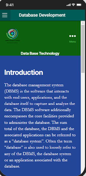 Emulate Database Development from MyAndroid or run Database Development using MyAndroid