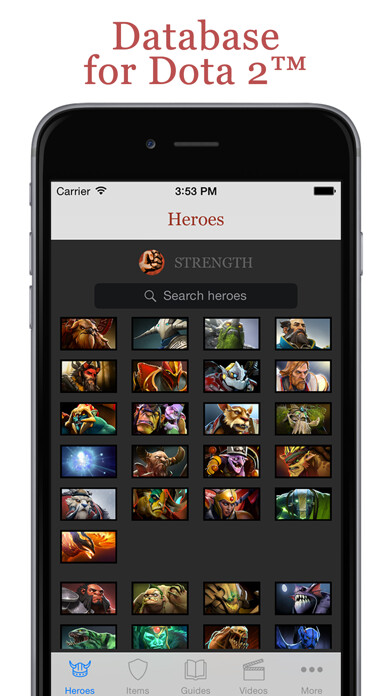 Emulate iPhone app Database for Dota 2™ using MyAndroid Emulate iPhone app Database for Dota 2™ using MyAndroid