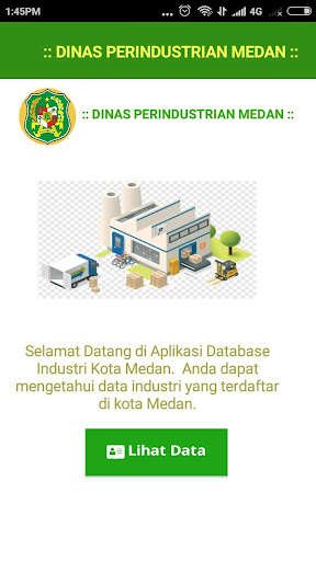 Run android online APK Database Industri  - Dinas Perindustrian Medan from MyAndroid or emulate Database Industri  - Dinas Perindustrian Medan using MyAndroid