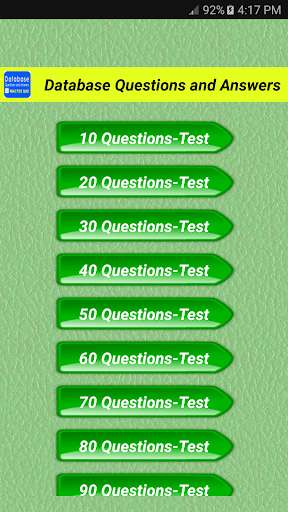 Run android online APK Database Questions and Answers from MyAndroid or emulate Database Questions and Answers using MyAndroid