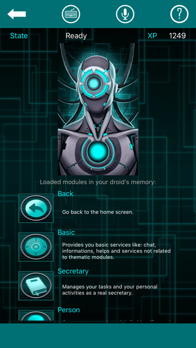 Emulate iPhone app DataBot Personal Assistant AI using MyAndroid Emulate iPhone app DataBot Personal Assistant AI using MyAndroid