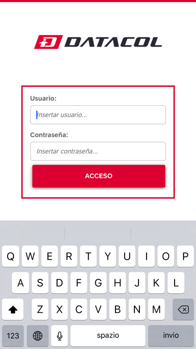 Emulate iPhone app Datacol GV using MyAndroid