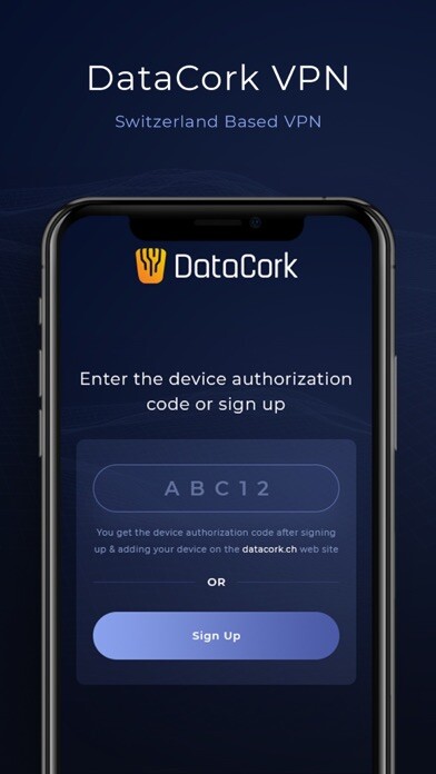 Emulate iPhone app DataCork VPN Platform using MyAndroid