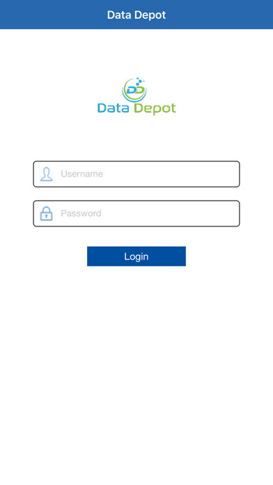 Emulate iPhone app Data Depot USA using MyAndroid