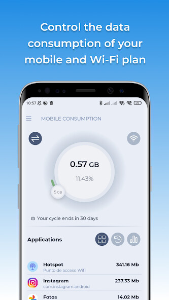 Run android online APK Data Plan Control from MyAndroid or emulate Data Plan Control using MyAndroid