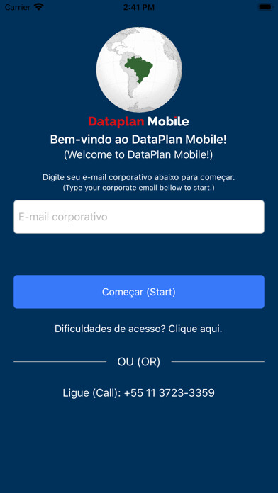 Emulate iPhone app DataPlan Mobile using MyAndroid