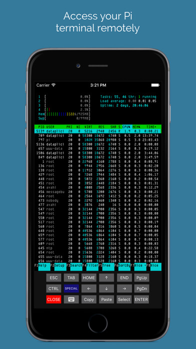 Emulate dataplicity - Terminal for Pi from MyAndroid or run dataplicity - Terminal for Pi using MyAndroid