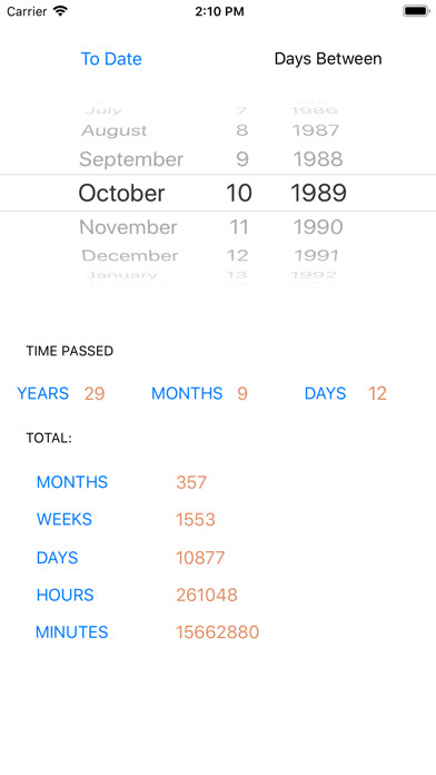 Emulate iPhone app Date & Age Calculator using MyAndroid Emulate iPhone app Date & Age Calculator using MyAndroid