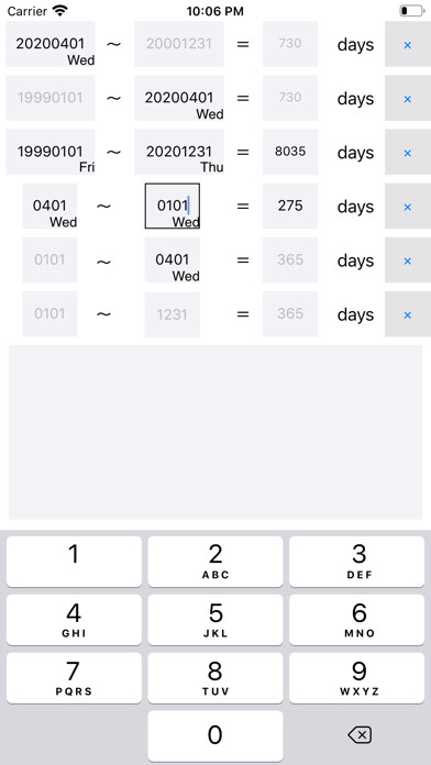 Emulate iPhone app Date Calculators using MyAndroid