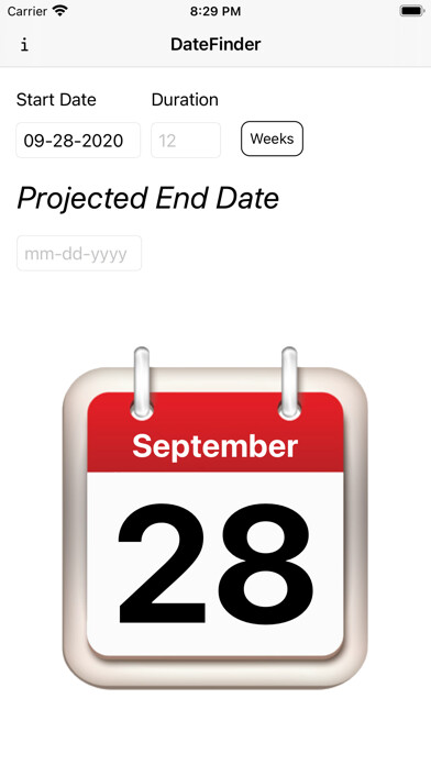 Emulate iPhone app DateFinder by MadCoderJJ using MyAndroid Emulate iPhone app DateFinder by MadCoderJJ using MyAndroid