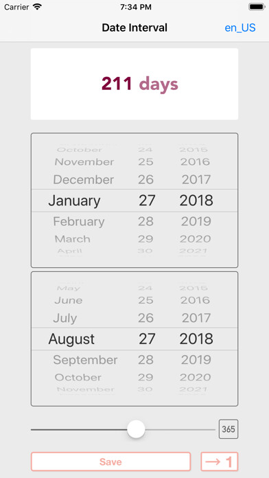 Emulate iPhone app Date Interval using MyAndroid Emulate iPhone app Date Interval using MyAndroid