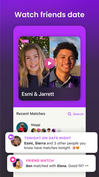 Emulate iPhone app DateNight - vibe check dates using MyAndroid Emulate iPhone app DateNight - vibe check dates using MyAndroid