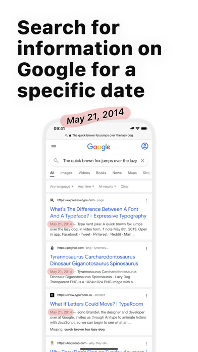 Emulate iPhone app Date Range Search Filter Tool using MyAndroid