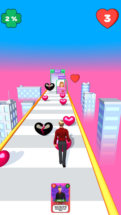 Emulate iPhone app Date Run: Cards! using MyAndroid