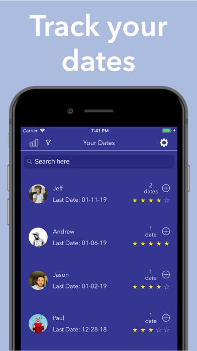 Emulate iPhone app Datestory - Date Smarter using MyAndroid