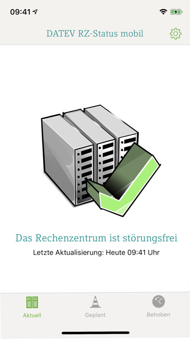 Emulate iPhone app DATEV RZ-Status mobil using MyAndroid Emulate iPhone app DATEV RZ-Status mobil using MyAndroid