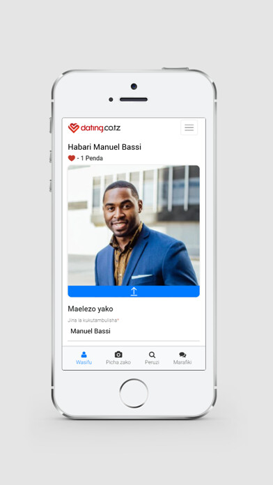 Emulate iPhone app Dating.co.tz using MyAndroid