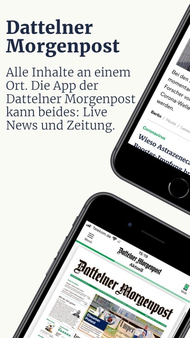 Emulate iPhone app Dattelner Morgenpost using MyAndroid Emulate iPhone app Dattelner Morgenpost using MyAndroid