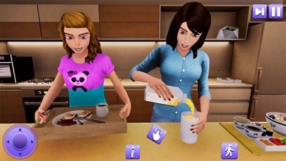 Emulate iPhone app Daughter Family Life Simulator using MyAndroid