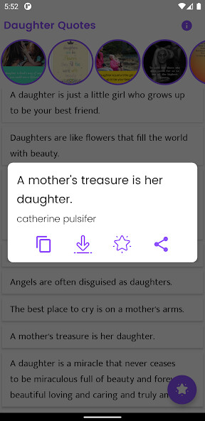 Run android online APK Daughter Quotes and Sayings from MyAndroid or emulate Daughter Quotes and Sayings using MyAndroid