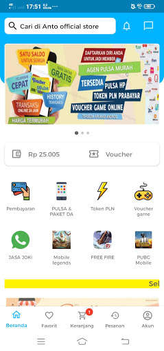 Run android online APK Daunpay.id - pulsa & PPOB from MyAndroid or emulate Daunpay.id - pulsa & PPOB using MyAndroid
