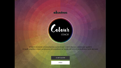 Emulate iPhone app Davines Colour Coach using MyAndroid