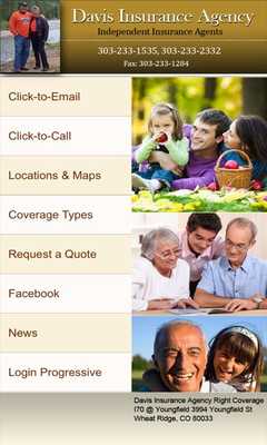 Emulate Android APK Davis Insurance Agency App