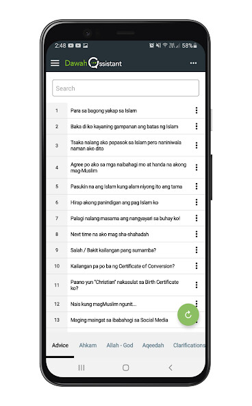 Run android online APK Dawah Assistant from MyAndroid or emulate Dawah Assistant using MyAndroid Run android online APK Dawah Assistant from MyAndroid or emulate Dawah Assistant using MyAndroid