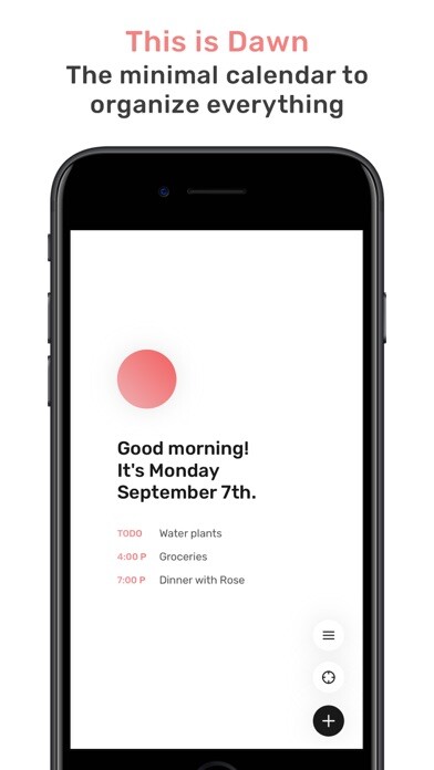 Emulate iPhone app Dawn - Minimal Calendar using MyAndroid Emulate iPhone app Dawn - Minimal Calendar using MyAndroid