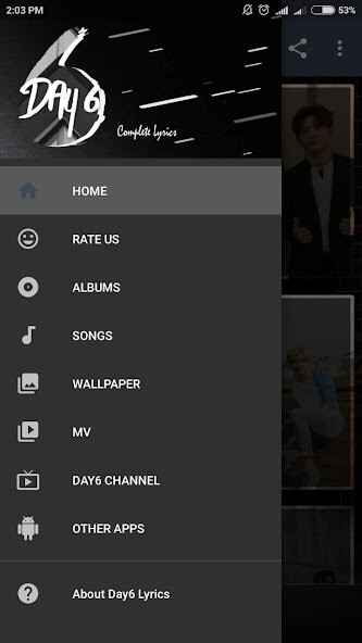 Run android online APK Day6 Lyrics (Offline) from MyAndroid or emulate Day6 Lyrics (Offline) using MyAndroid Run android online APK Day6 Lyrics (Offline) from MyAndroid or emulate Day6 Lyrics (Offline) using MyAndroid