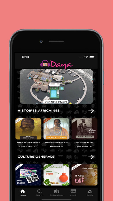 Emulate iPhone app Daya histoire using MyAndroid