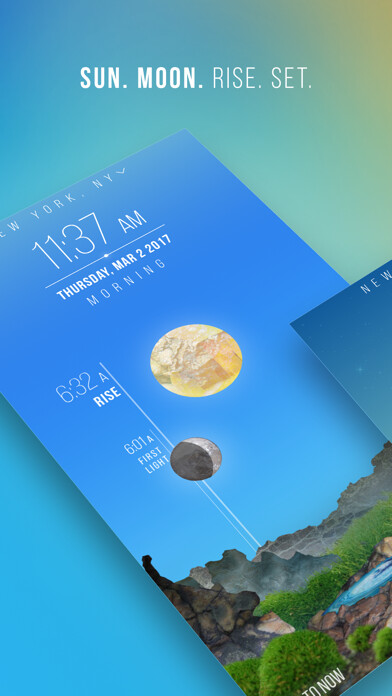 Emulate iPhone app Daybreak - Sunrise & Sunset using MyAndroid