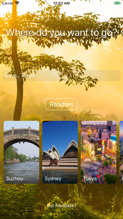 Emulate iPhone app Daydream - Explore Cities using MyAndroid