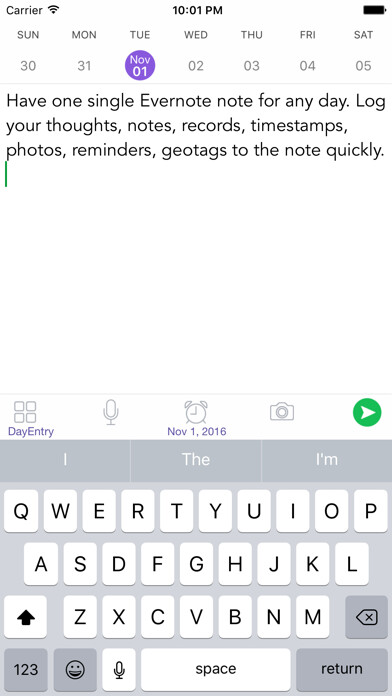 Emulate iPhone app DayEntry - quick diary, journal for Evernote using MyAndroid Emulate iPhone app DayEntry - quick diary, journal for Evernote using MyAndroid