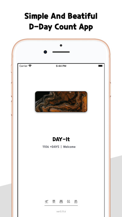 Emulate iPhone app DAY it - Simple D-Day Count! using MyAndroid Emulate iPhone app DAY it - Simple D-Day Count! using MyAndroid