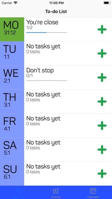 Emulate iPhone app Day Lists using MyAndroid Emulate iPhone app Day Lists using MyAndroid