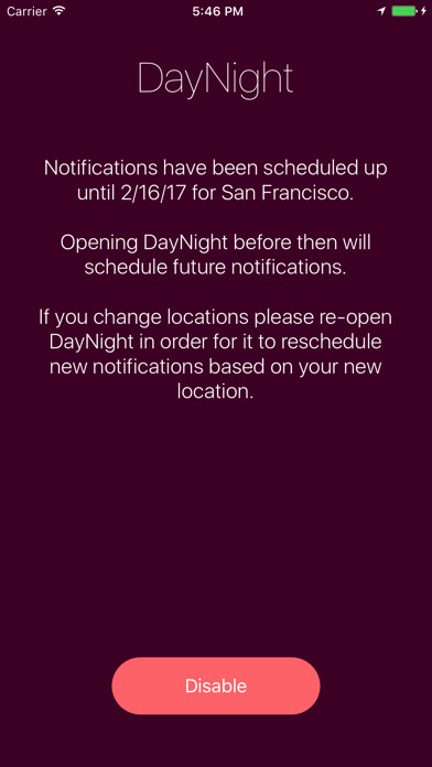 Emulate iPhone app DayNight: Day/Night Awareness using MyAndroid Emulate iPhone app DayNight: Day/Night Awareness using MyAndroid