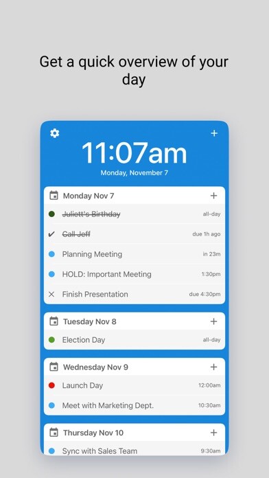 Emulate iPhone app Day Plan Pro using MyAndroid