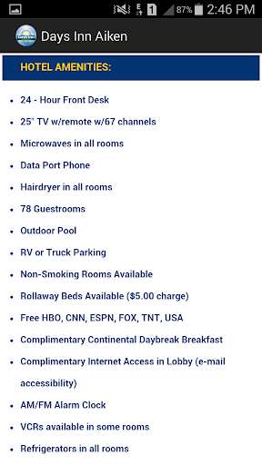 Run android online APK Days Inn Aiken from MyAndroid or emulate Days Inn Aiken using MyAndroid