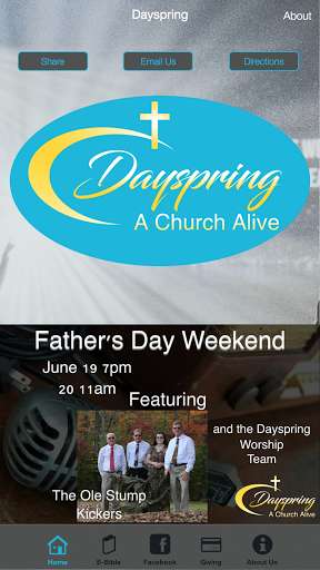 Run android online APK Dayspring A Church Alive from MyAndroid or emulate Dayspring A Church Alive using MyAndroid