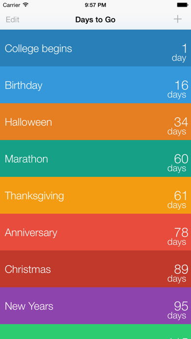 Emulate iPhone app Days To Go - The Days Until Countdown Calendar using MyAndroid Emulate iPhone app Days To Go - The Days Until Countdown Calendar using MyAndroid